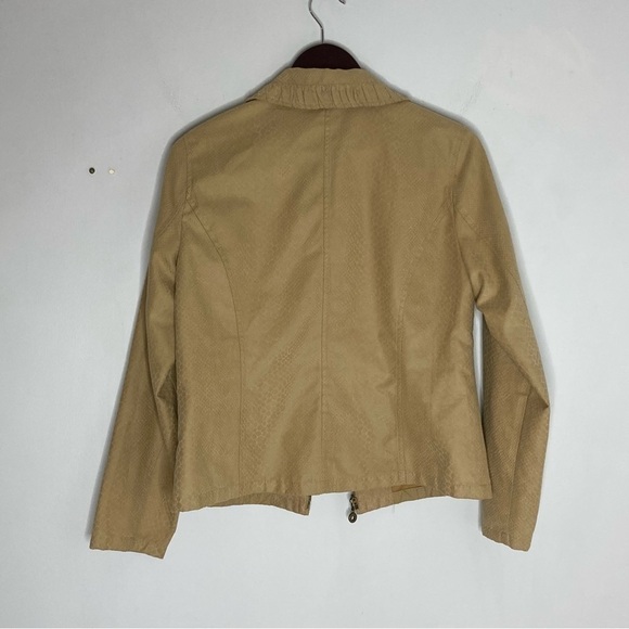 Christopher and Banks Croc Animal Print Short Blazer Jacket Size Small - Picture 5 of 7